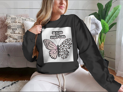 Be Kind To Every Kind Positive Quote Design for Sweatshirt