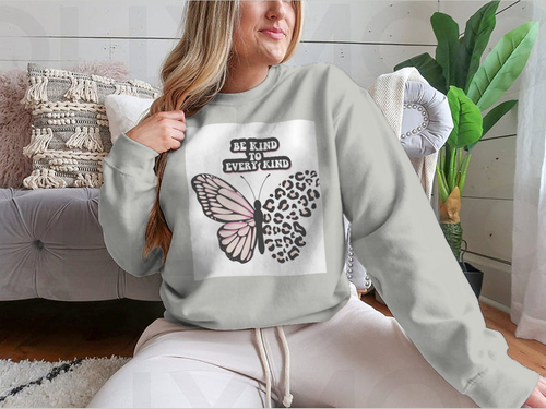 Be Kind To Every Kind Positive Quote Design for Sweatshirt