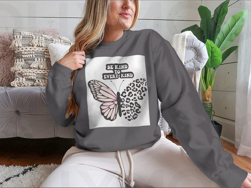 Be Kind To Every Kind Positive Quote Design for Sweatshirt