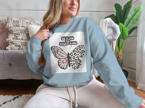 Be Kind To Every Kind Positive Quote Design for Sweatshirt