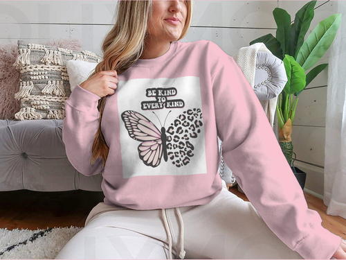 Be Kind To Every Kind Positive Quote Design for Sweatshirt