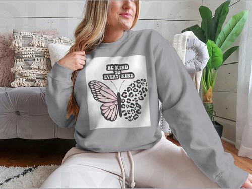 Be Kind To Every Kind Positive Quote Design for Sweatshirt